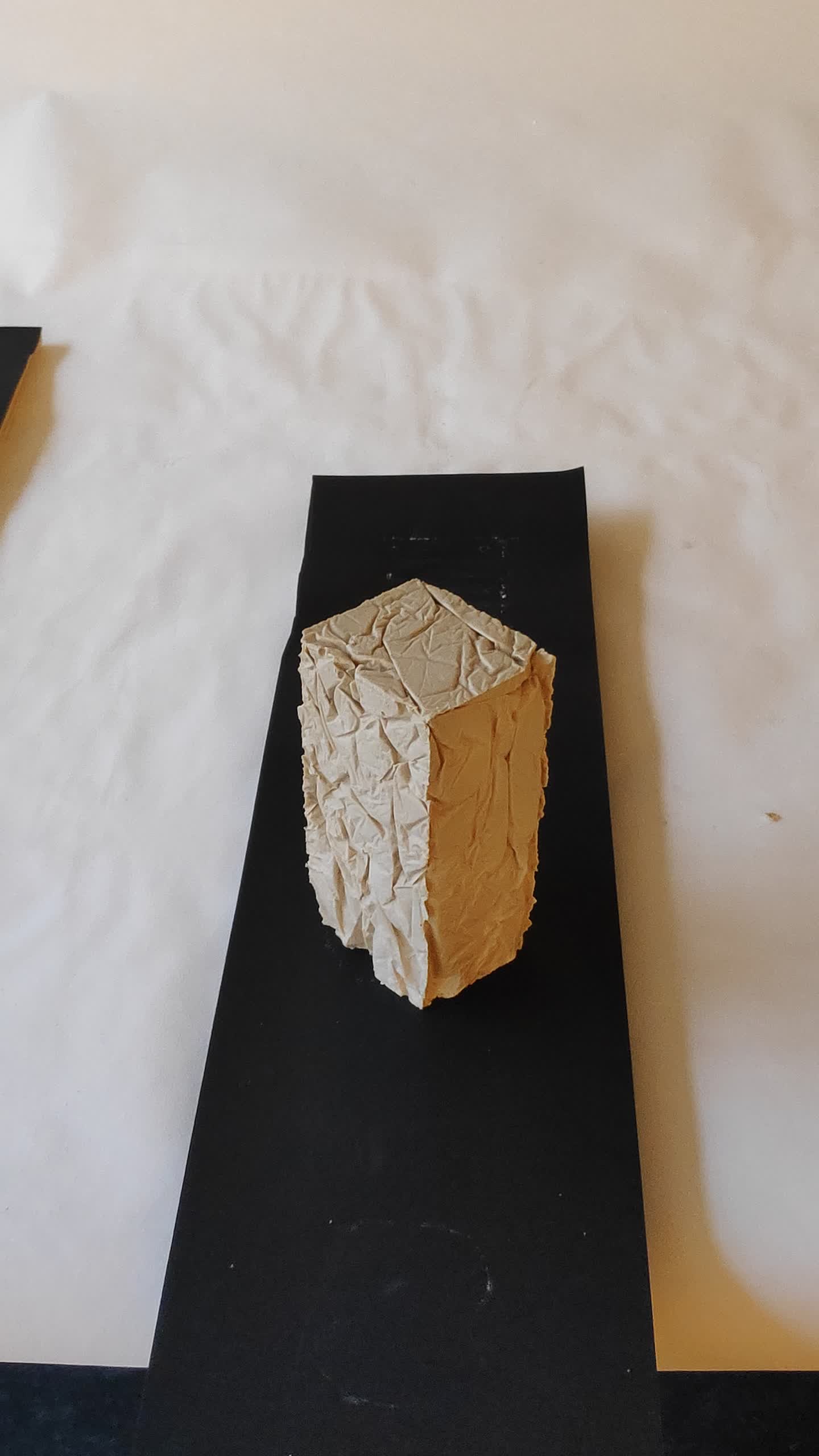 moulés dans du papier