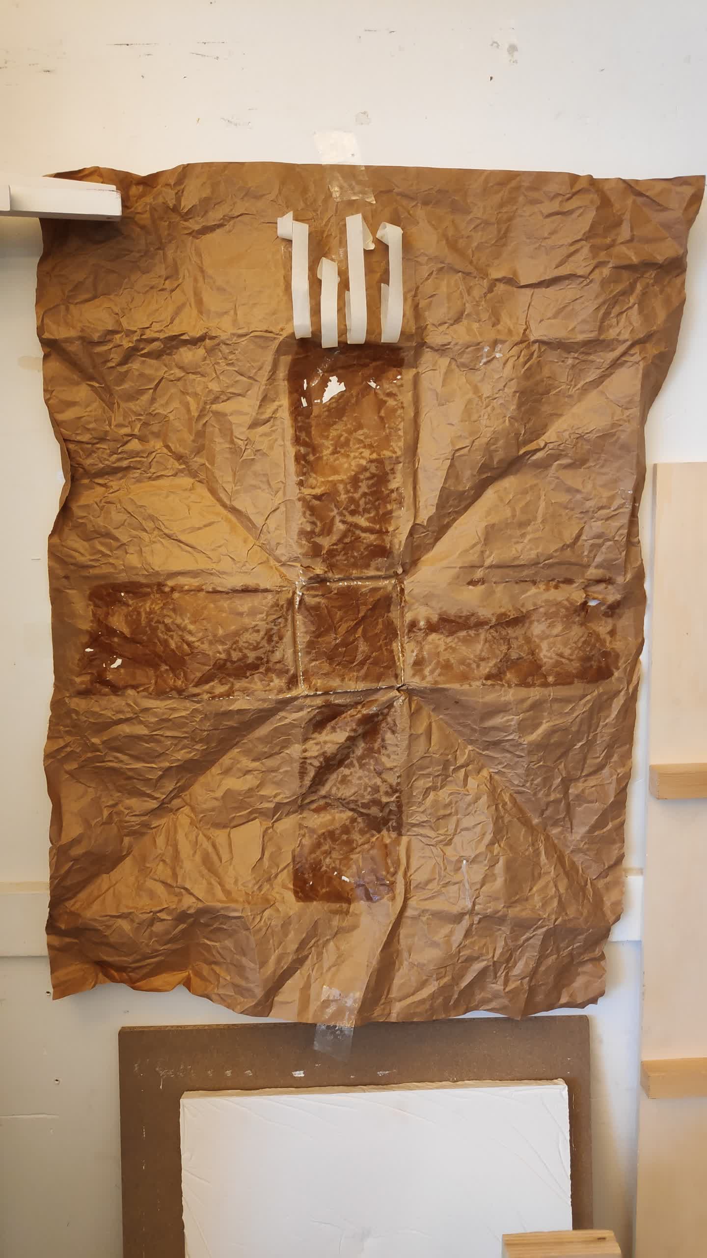 moulés dans du papier