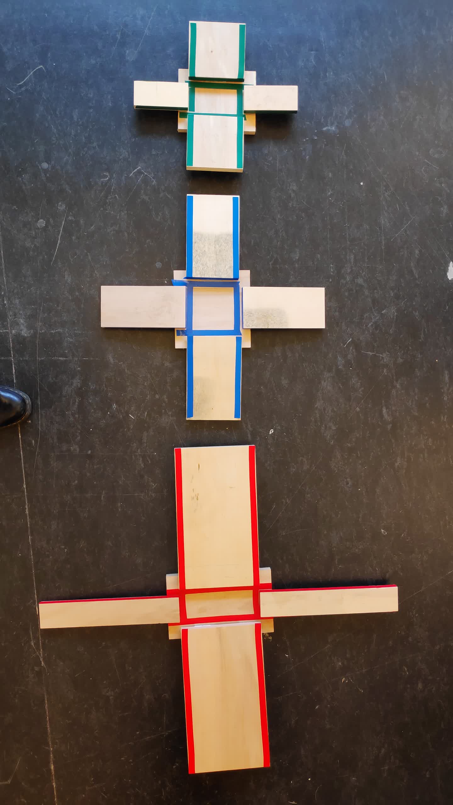 moulés dans du papier