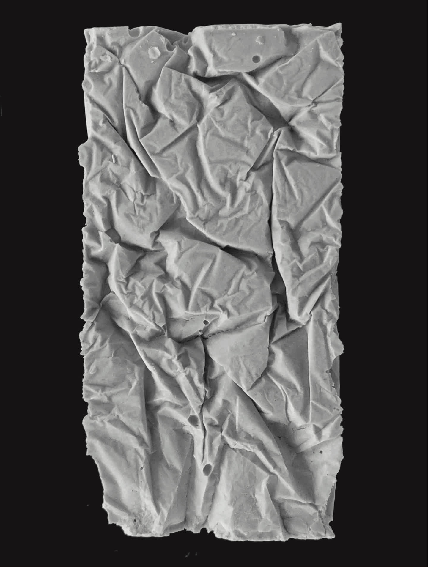 moulés dans du papier